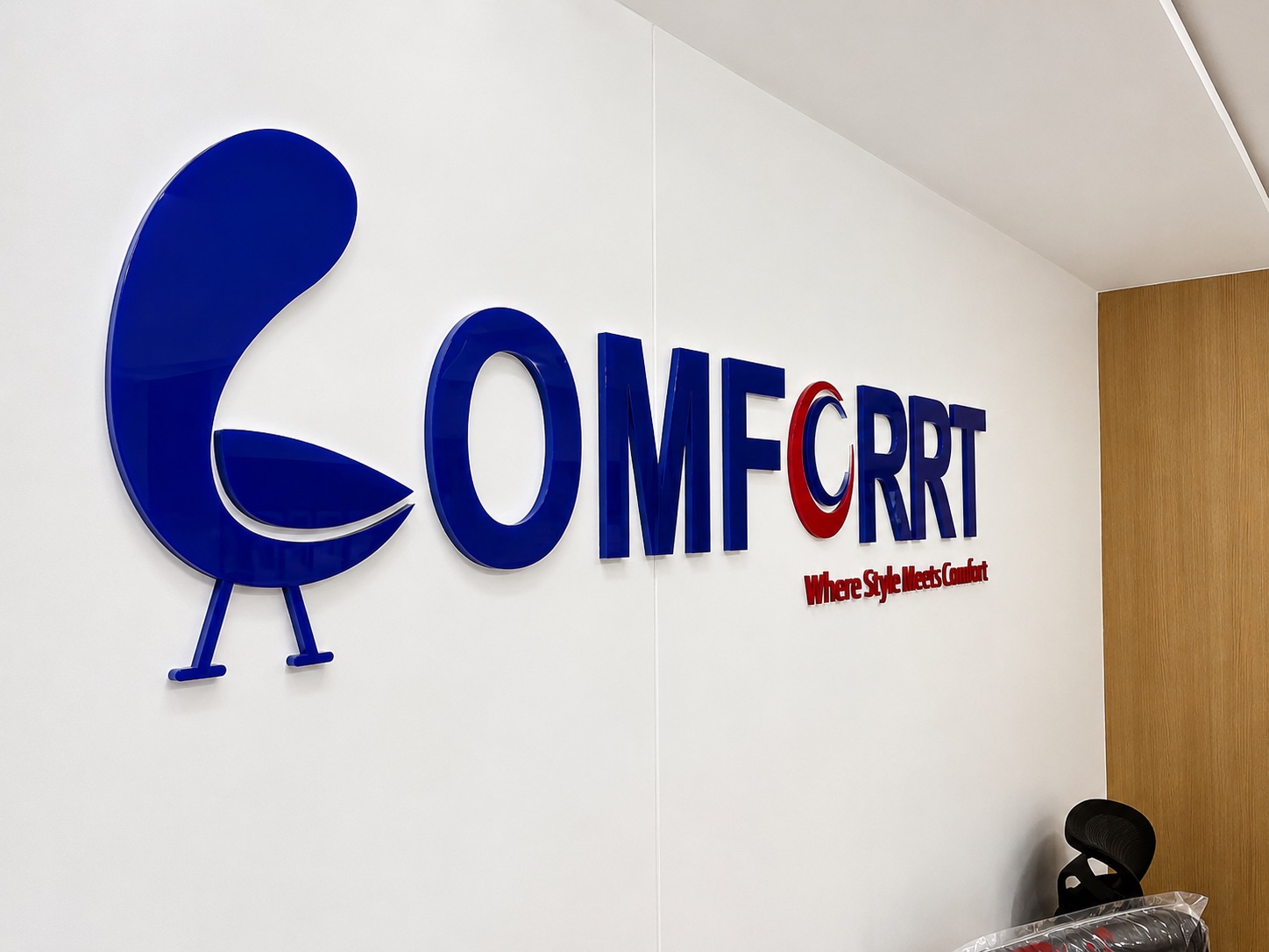 Comfort — Solid Acrylic Letters by Aadlabs