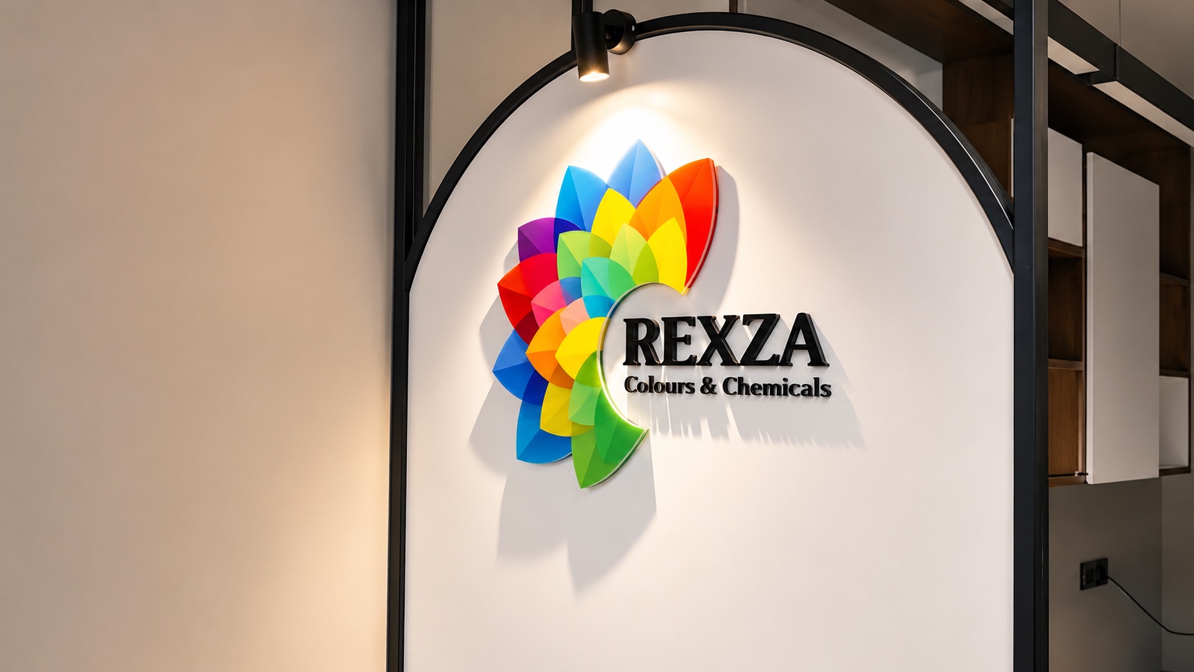 Rexza Colours & Chemicals — Solid Acrylic Letters by Aadlabs