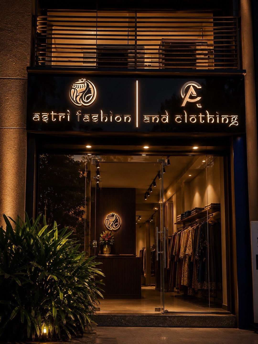 Astri Fashion — LED Sign Board by Aadlabs