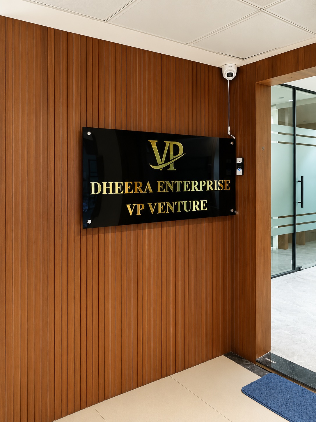 Dheera Enterprise Name Plates by Aadlabs