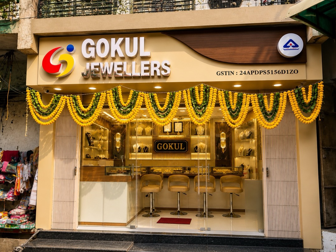 Gokul Jewellers — Stainless Steel Letters by Aadlabs