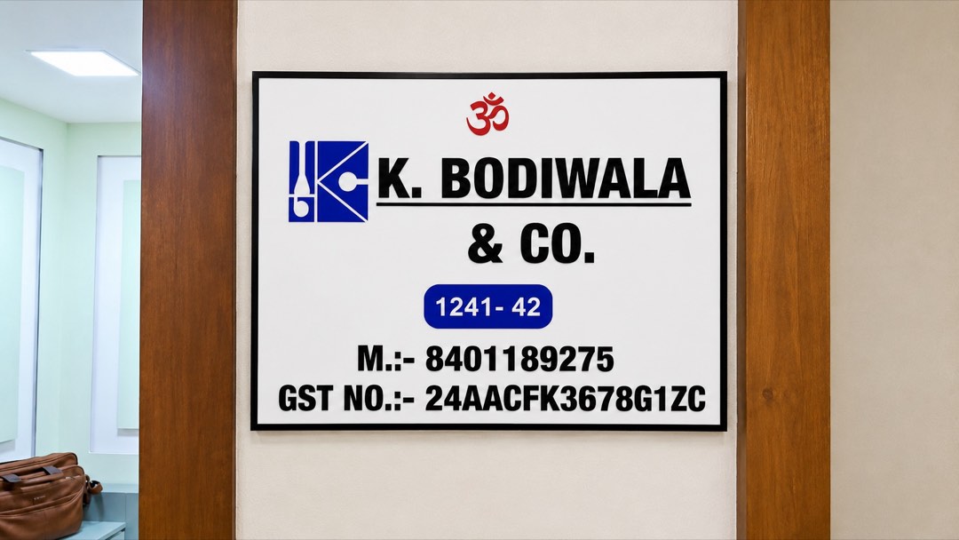K. Bodiwala & Co. Name Plates by Aadlabs