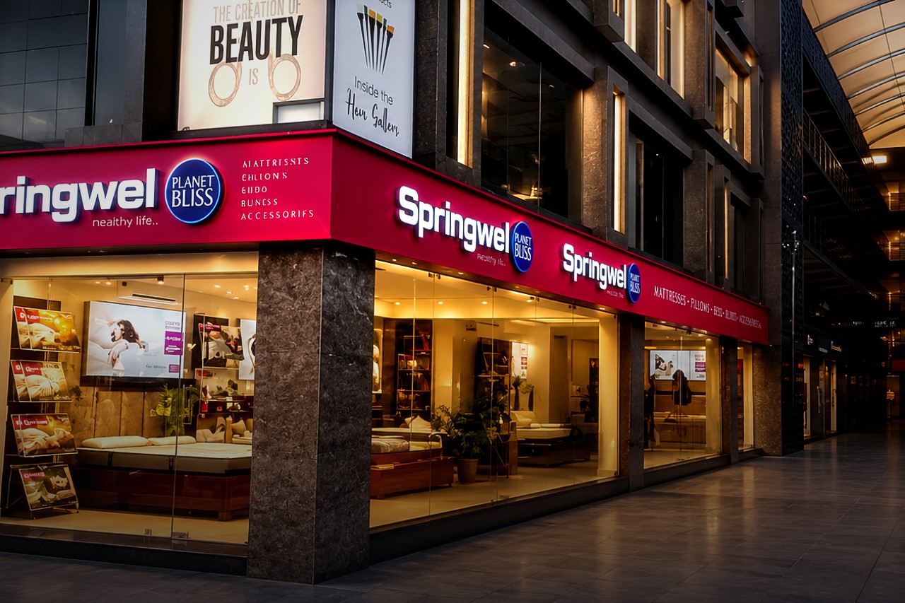 Springwell 3D Sign Board by Aadlabs