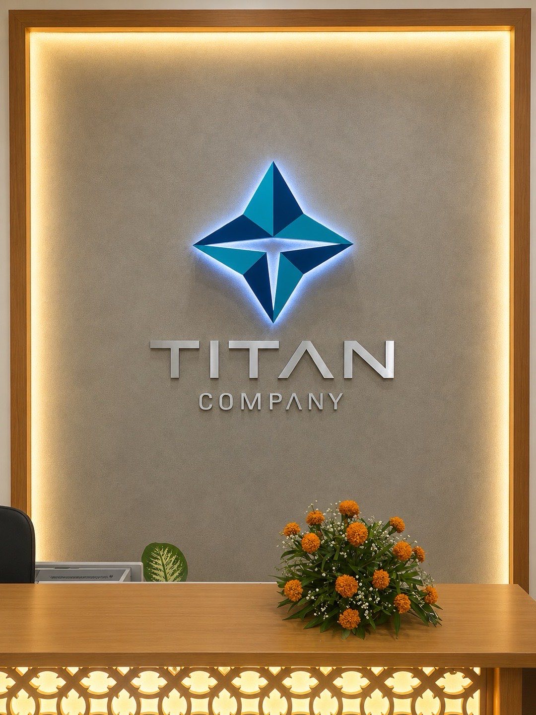 Titan Company — Stainless Steel Letters by Aadlabs