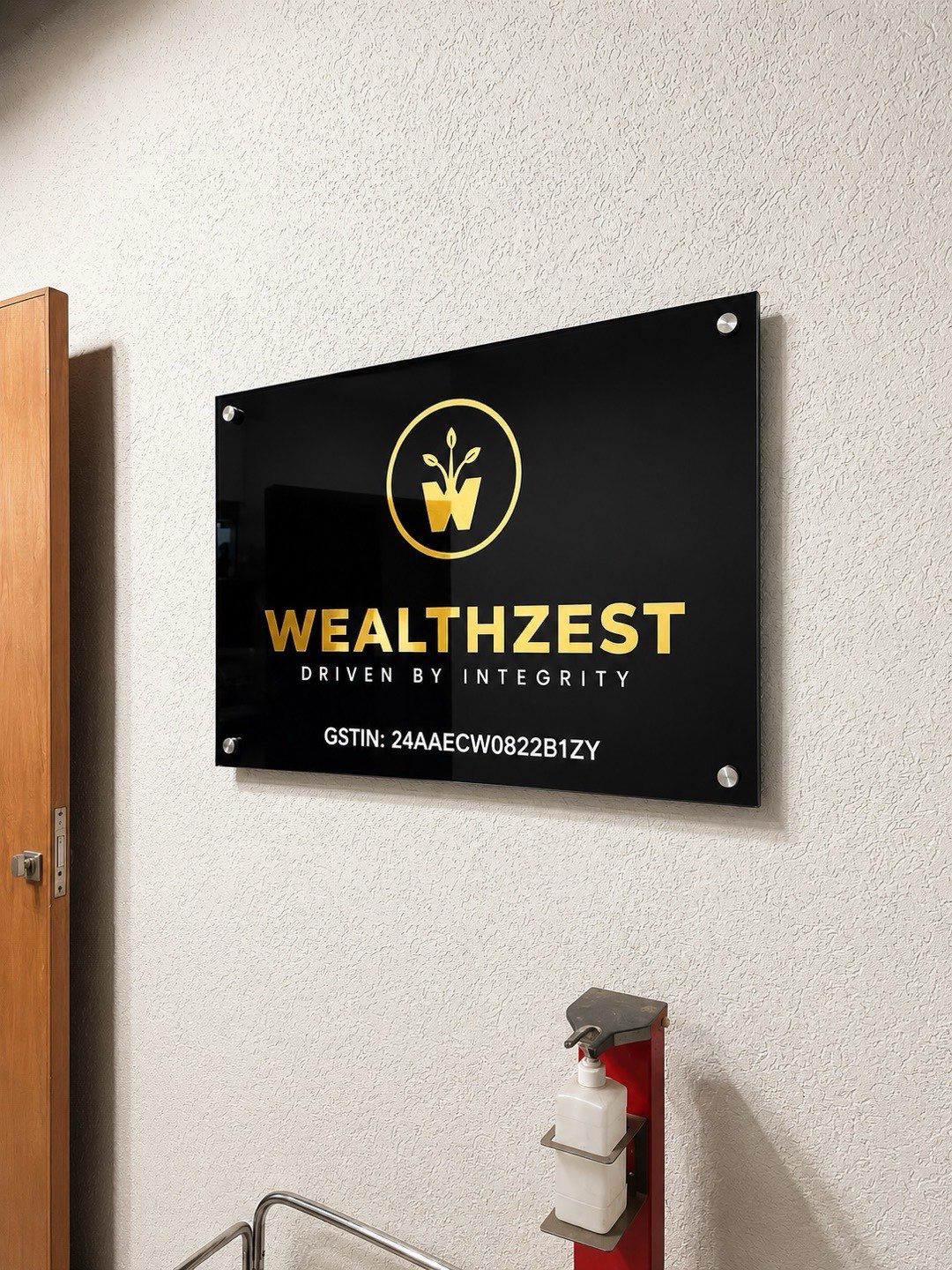 WealthZest Name Plates by Aadlabs