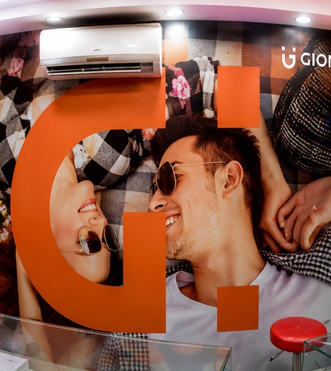 Gionee — Interior Wall Graphic by Aadlabs